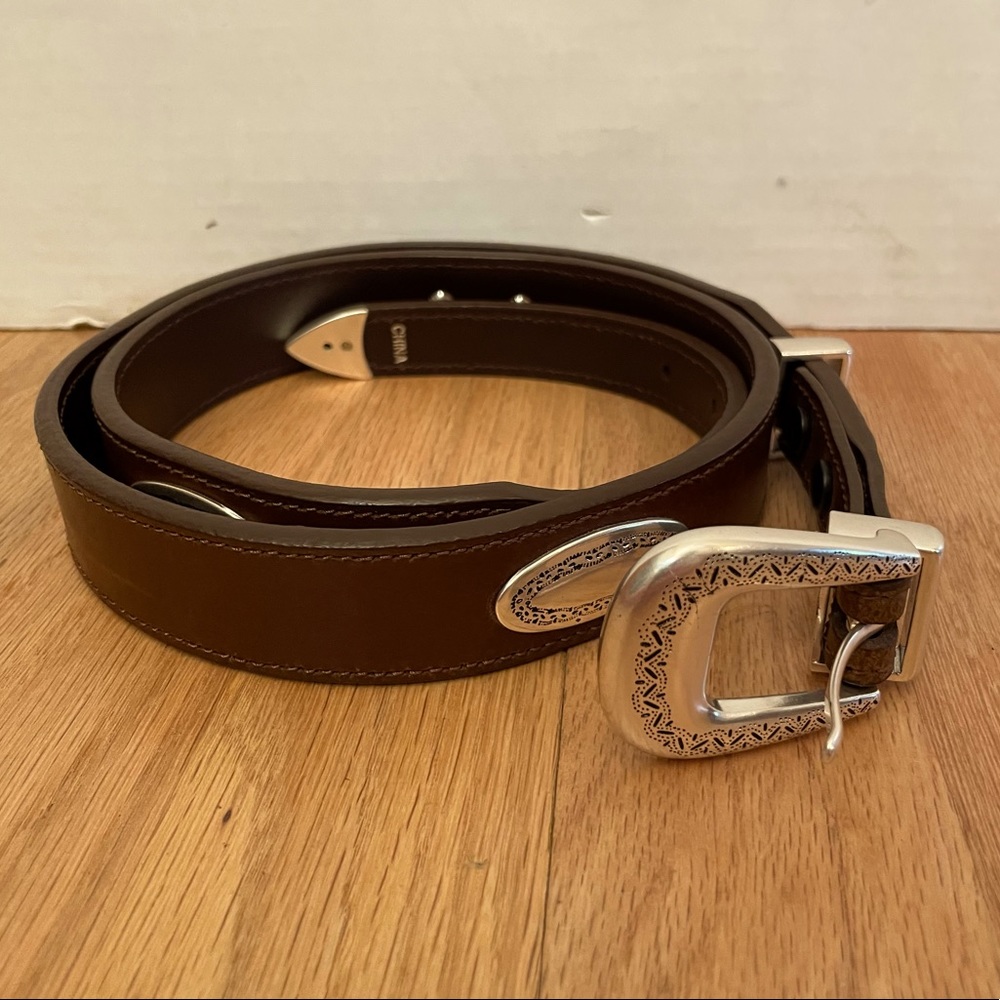 Nocona leather western belt